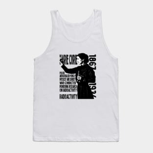 Glowing Genius Marie Curie's Light Tank Top